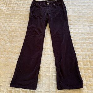 Banana Republic Womens Plum Corduroy Trouser Pants